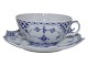 Blue Fluted Full LaceTea cup #1130