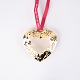 Georg Jensen Christmas Euro - Heart - Plated with 24 kt. Gold - 2015
