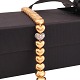 Ole Lynggaard Copenhagen 14kt gold Heart bracelet. L: 19cm