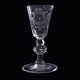 German Glass Goblet. H: 20cm