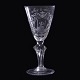 Glass goblet. H: 20,5cm