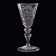 Glass goblet. H: 19,5cm