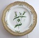 Royal Copenhagen. Flora Danica plate w. open-work border. Diameter 25 cm. Model 
3553. (1 quality). Melandrium vespertinum fr
