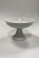 Royal Copenhagen White Fan Footed Bowl No. 11549