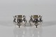 F. Hingelberg Pair salt cellarsGenuine silver 830s