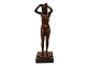 Volmer Bahner
Bronze figurine of nude lady doing her hair