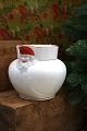 LARGE old Swedish "manor" Christmas jug in faience with elves on the pouring 
spout and on the handle. H:15m...