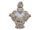 German porcelainSmall lidded bottle with many flowers