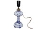 Blue FlutedVery rare table lamp from 1894-1897
