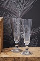 Fine classic old French champagne glasses / flutes.(6 ...