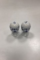 Royal Copenhagen Blue Fluted Plain Salt and Pepper ...