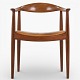 Roxy Klassik presents: Hans J. Wegner / Johannes Hansen.JH 503 - 'The Chair' armchair in mahogany with seat ...