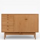 Roxy Klassik presents: Tove & Edvard Kindt-Larsen / Seffle Möbelfabrik.Sideboard in patinated oak with two ...