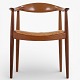 Roxy Klassik presents: Hans J. Wegner / Johannes Hansen.JH 503 - 'The Chair' armchair in mahogany with seat ...