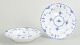 Royal Copenhagen Blue Fluted Half Lace, set of two deep plates.