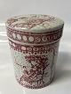 Red tea can from Bjørn Wiinblad,Height 10 cm. Ø: 7.5 cm.