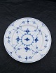 Musselmalet riflet porcelæn. Frokosttallerkener 21,5cm nr. 178