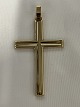 Cross Pendant in 14 caratsStamped: AR 585.