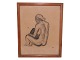 Vibeke AlfeltEarly drawing of a nude lady