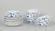 L'Art presents: Royal Copenhagen Blue Fluted Plain, set of six coffee cups with matching saucers.
