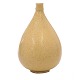 Saxbo Steinzeugvase mit hellgelber Glasur signiert Saxbo. H: 20cm