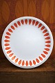 Retro dinner plate from Lyngby Porcelain (Danild) from the 60s. in the Orange Lotus pattern...