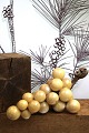 Decorative, old bunch of grapes in painted marble with a really nice old patina...