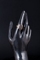 8 carat gold ring with smoky quartz. Scandinavian goldsmith.