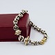 Peter Rauff; Bracelet in sterling silver and 18k gold