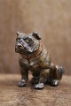 Fin lille bulldog i gammel Wienerbronze med fin patina...
