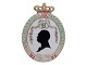 Royal Copenhagen Silhouet plate King Christian IX 1818-1906