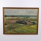 Oil Painting with Landscape, Fields and Farmhouses, ...