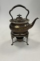 Danam Antik presents: English Silver Plated Swing Tea Kettle with burner