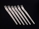 L'Art presents: Arne Jacobsen for Anton Michelsen, set of six dinner forks.