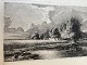 Radering af Louise Ravn-Hansen - Optrækkende uvejr 1890