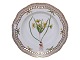 Antik K presents: Flora DanicaSoup plate with pierced border 24 cm.