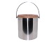 Antik K presents: Stelton Cylinda LineIce bucket with teak lid