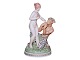 Stor Royal Copenhagen figurHåndkysset af Gerhard Henning