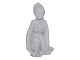 Royal Copenhagen figurineBlanc de chine Amager boy with flowers
