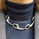 Bent Knudsen; Necklace in sterling silver, no. 46