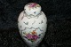 Beautiful jar lids (Meissen) with flora motif 