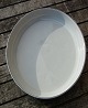 Blåkant fajance porcelæn. Ovale fade 33,5cm med høj kant