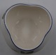 Golden Summer Danish faience porcelain, triangular bowl