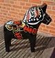 Black Dala horses from Sweden H 50cms