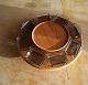 Large cabaret dish on swiveling teak wood dish from Digsmed Denmark with 8 + 4 bowls.