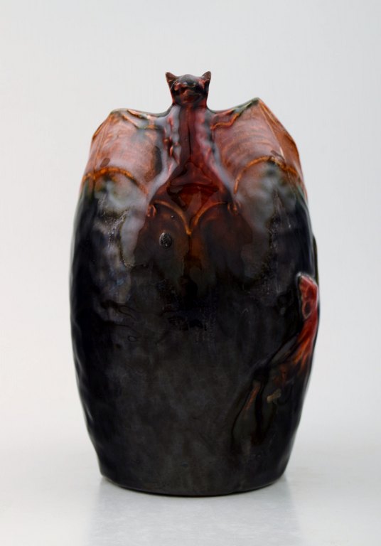 Michael Andersen Ceramics.Vase with bat.