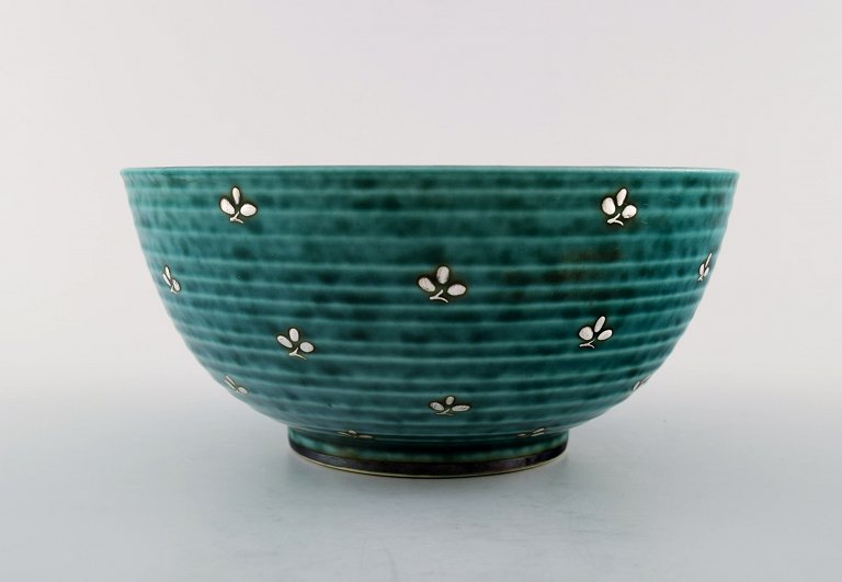 Wilhelm Kåge, Gustavsberg, Argenta Art deco skål. 
