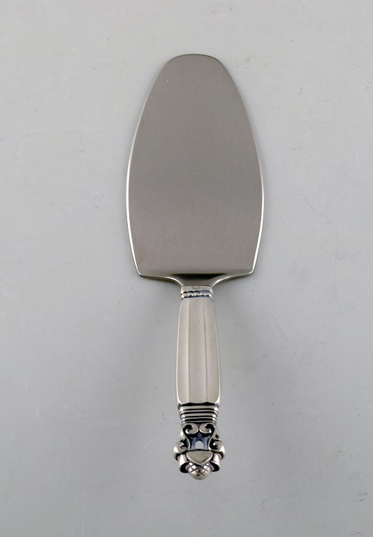 Georg Jensen "Konge" serveringsspade i sterlingsølv og rustfrit stål. Designer: Johan Rohde.