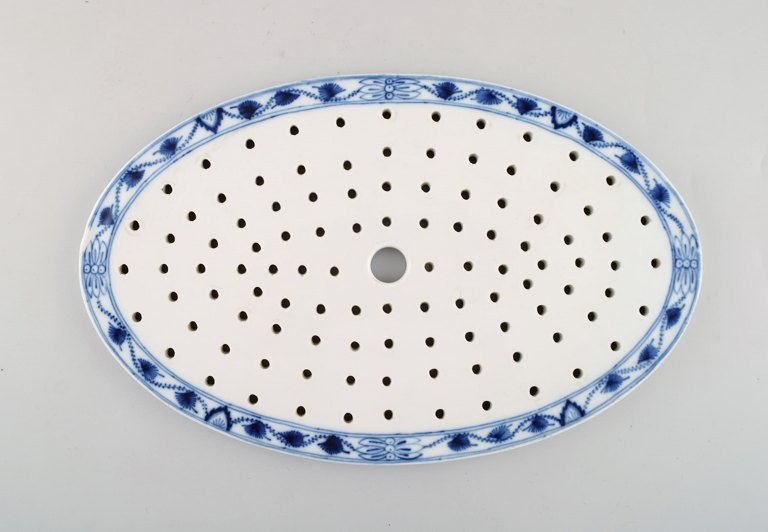 Antik Meissen "Løgmønstret" fiskerist i håndmalet porcelæn. Tidligt 1900-tallet.
