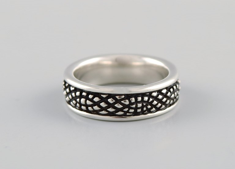 Lene Munthe for Georg Jensen. Ring in sterling silver. Model 426. Late 20th Century.